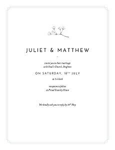 Gypsophila blue blue wedding invitations Gypsophila blue blue wedding invitations