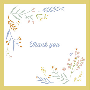 Summer breeze (4 pages) yellow yellow baby thank you cards Summer breeze (4 pages) yellow yellow baby thank you cards