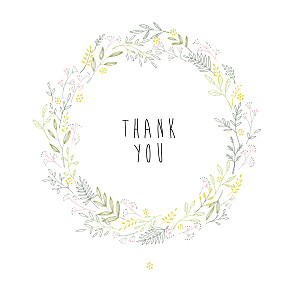 Pleasant pastures (4 pages) green and yellow green baby thank you cards Pleasant pastures (4 pages) green and yellow green baby thank you cards
