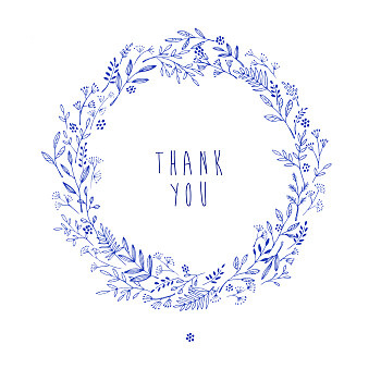 Pleasant pastures (4 pages) blue baby thank you cards Pleasant pastures (4 pages) blue baby thank you cards