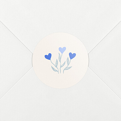 Love blossoms blue baby stickers Love blossoms blue baby stickers