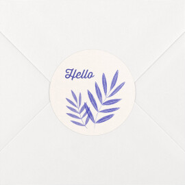 Baby Stickers Palm Leaves Blue