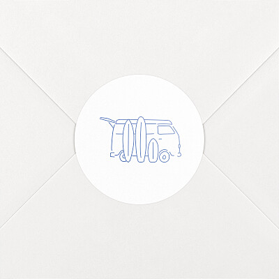 Surf's up blue baby stickers Surf's up blue baby stickers