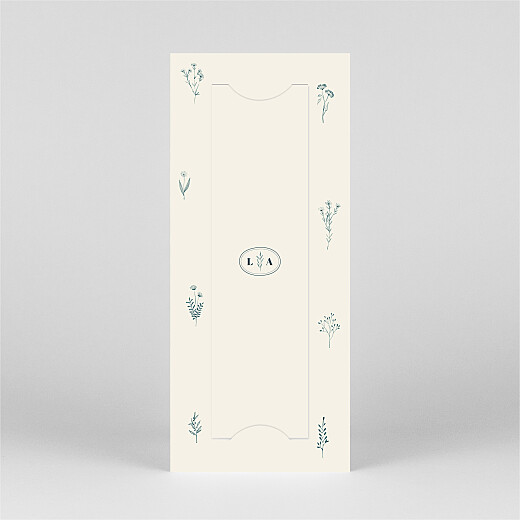 Save The Dates Floral Minimalist (Bookmark) Beige - View 3 Save The Dates Floral Minimalist (Bookmark) Beige - View 3