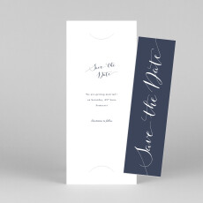 Save The Dates Swing (Bookmark) Navy Blue