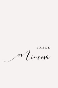 Wedding Table Numbers Budding branch (foil) green Wedding Table Numbers Budding branch (foil) green
