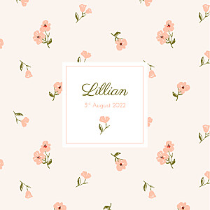 Cherry blossom beige beige baby announcements Cherry blossom beige beige baby announcements