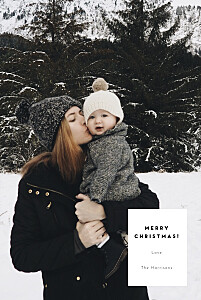 Emblem white minimalist christmas cards Emblem white minimalist christmas cards