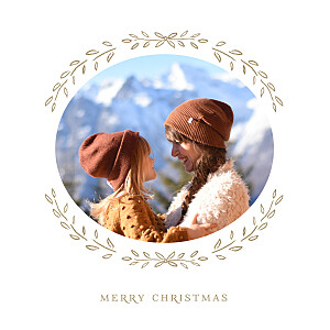 Poem (4 pages) kraft traditional christmas cards Poem (4 pages) kraft traditional christmas cards
