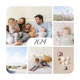 Christmas Cards Tender Moments Photos (4 Pages) White