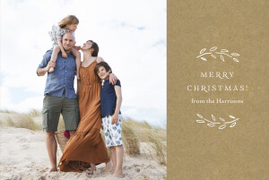 Christmas Cards Poem landscape (3 photos) kraft Christmas Cards Poem landscape (3 photos) kraft