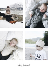 Christmas Cards Chic photos (4 pages) white Christmas Cards Chic photos (4 pages) white