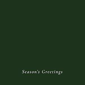 Forever ferns (foil) green business christmas cards Forever ferns (foil) green business christmas cards