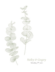 Everlasting eucalyptus green green wedding invitations Everlasting eucalyptus green green wedding invitations