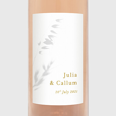 Coastal dream spikelets wedding wine labels Coastal dream spikelets wedding wine labels
