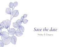 Save The Dates Everlasting Eucalyptus Blue Save The Dates Everlasting Eucalyptus Blue