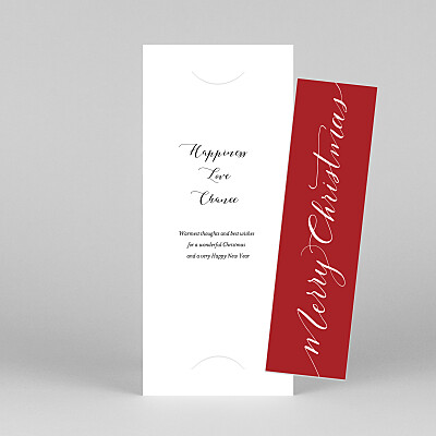 Swing (bookmark) red red christmas cards Swing (bookmark) red red christmas cards