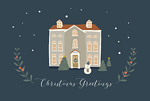Twas the night... blue blue christmas cards Twas the night... blue blue christmas cards