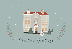 Twas the night... green green christmas cards Twas the night... green green christmas cards