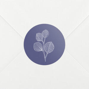 Wedding Envelope Stickers Everlasting Eucalyptus Blue
