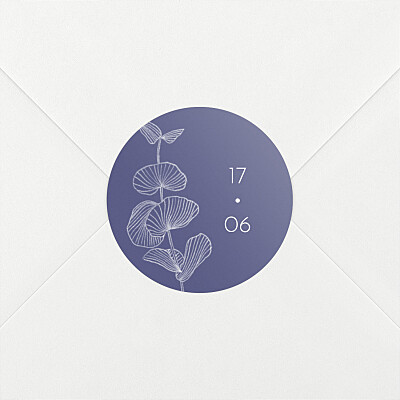 Everlasting eucalyptus blue personalised wedding envelope stickers Everlasting eucalyptus blue personalised wedding envelope stickers