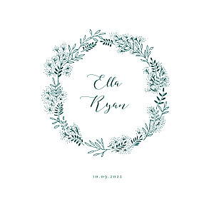 Fields of gold (4 pages) green wedding invitations Fields of gold (4 pages) green wedding invitations