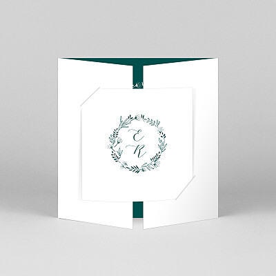 Fields of golds (gatefold) green classic wedding invitations Fields of golds (gatefold) green classic wedding invitations