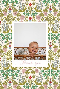 Prosper red red baby thank you cards Prosper red red baby thank you cards