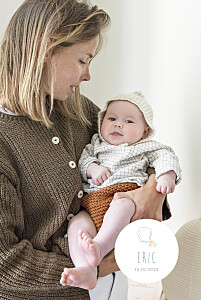 My little world (portrait) colour photo baby announcements My little world (portrait) colour photo baby announcements