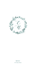 Fields of gold (4 pages) green wedding menus Fields of gold (4 pages) green wedding menus