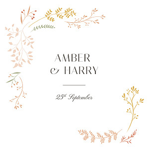 Summer breeze (4 pages) yellow spring wedding invitations Summer breeze (4 pages) yellow spring wedding invitations