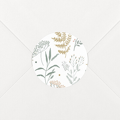 Liberty leaves green and gold christmas stickers Liberty leaves green and gold christmas stickers