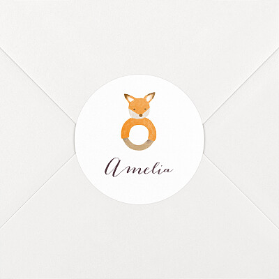 Autumn baby white personalised baby stickers Autumn baby white personalised baby stickers