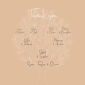 The family tree orange orange baby thank you cards The family tree orange orange baby thank you cards