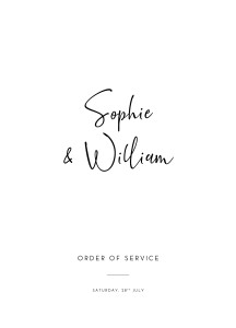 Wedding Order of Service Booklets Ever Thine, Ever Mine Black Wedding Order of Service Booklets Ever Thine, Ever Mine Black