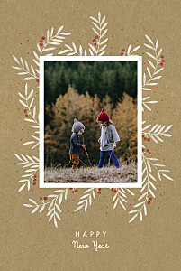 Jubilation kraft beige christmas cards Jubilation kraft beige christmas cards