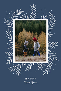 Jubilation blue retro christmas cards Jubilation blue retro christmas cards