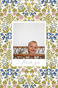 Prosper (4 pages) blue blue baby thank you cards Prosper (4 pages) blue blue baby thank you cards