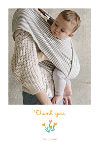 Little blossoms (4 pages) yellow yellow baby thank you cards Little blossoms (4 pages) yellow yellow baby thank you cards