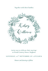 Fields of gold green without photos wedding invitations Fields of gold green without photos wedding invitations