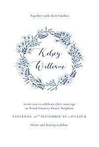 Fields of gold blue blue wedding invitations Fields of gold blue blue wedding invitations