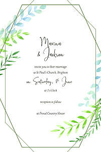 Enchanted blue blue wedding invitations Enchanted blue blue wedding invitations