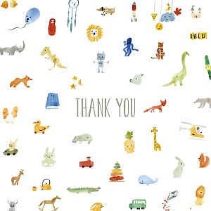 It's naptime! white baby thank you cards 这是九岁!白色宝贝谢谢你的卡片