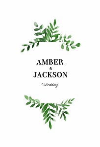 Cascading canopy green rsvp cards Cascading canopy green rsvp cards