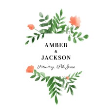 RSVP Cards Cascading Canopy (Square) Red RSVP Cards Cascading Canopy (Square) Red