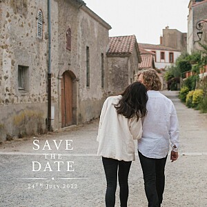 Nice detail white save the dates Nice detail white save the dates