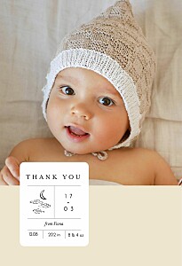 All about me beige beige baby thank you cards All about me beige beige baby thank you cards