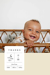 All about me beige beige baby thank you cards All about me beige beige baby thank you cards