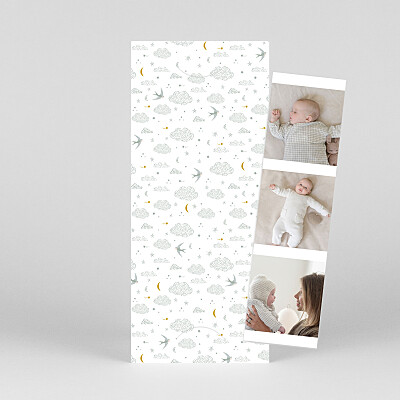 Dreamland (bookmark) blue baby announcements Dreamland (bookmark) blue baby announcements