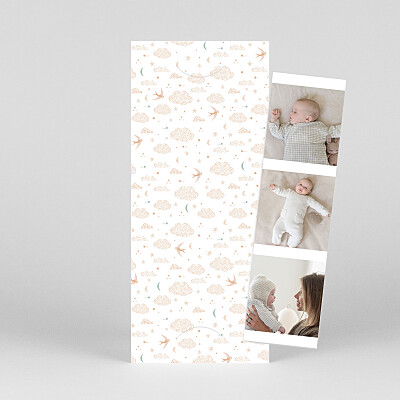 Dreamland (bookmark) pink pink baby thank you cards Dreamland (bookmark) pink pink baby thank you cards